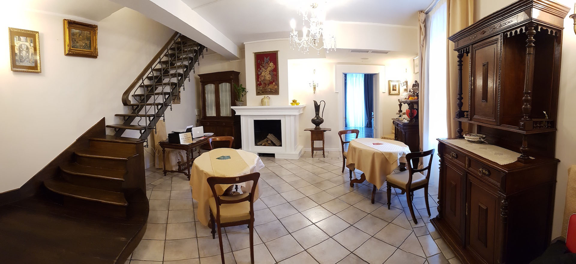 b&b caserta real borbone reggia di caserta camino in camera con terrazzo junior hall 1
